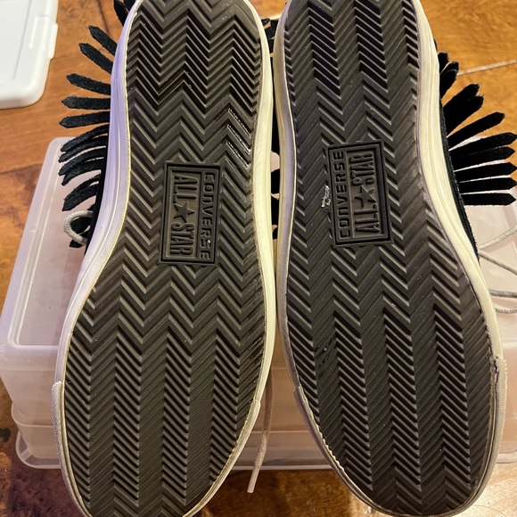 Converse All Star Black Suede size 6 Moccasin - Picture 5 of 9